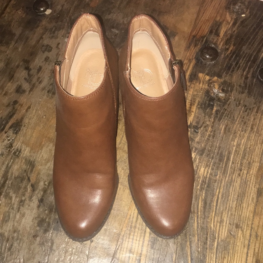 Brown booties